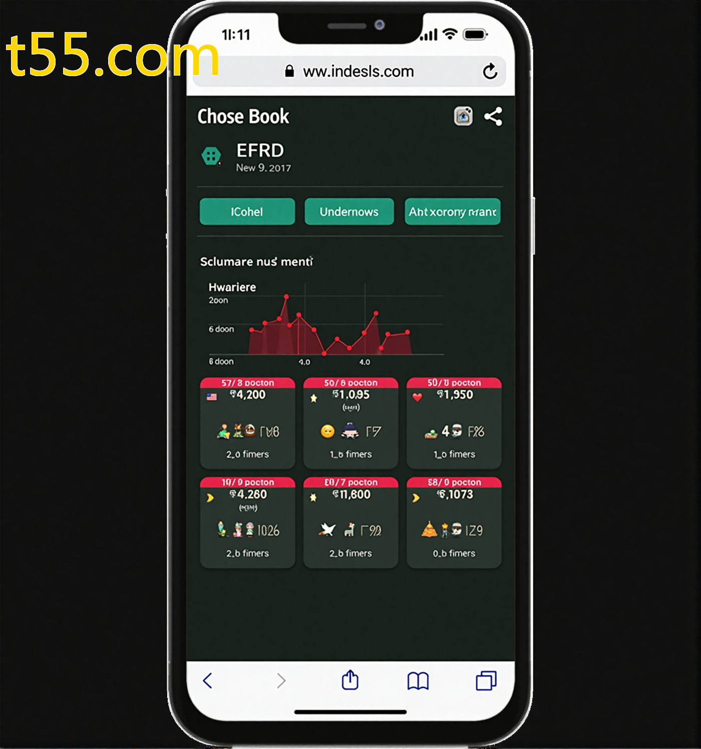 Baixe o aplicativo t55.com para jogar a qualquer momento